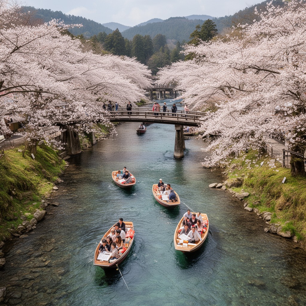 AI-generated illustration of Katsura River