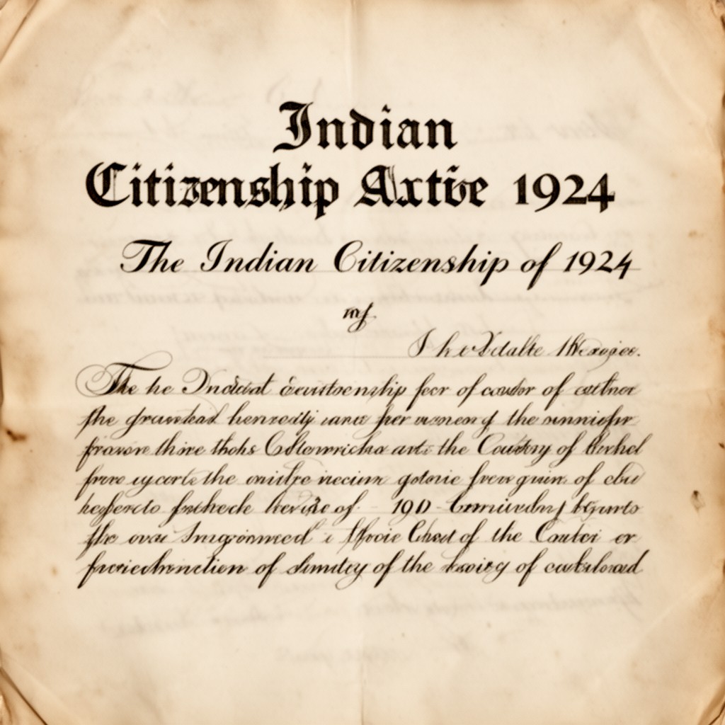 AI-generated illustration of Indian Citizenship Act of 1924