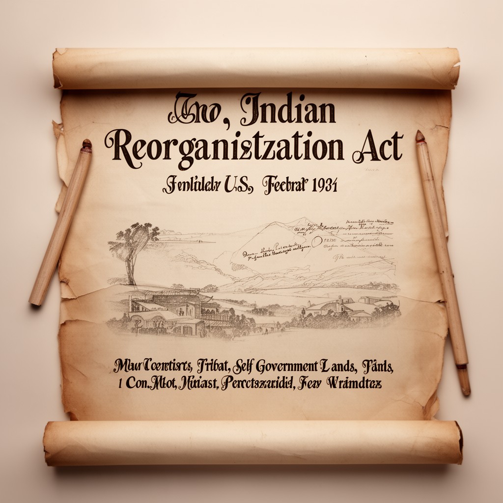 AI-generated illustration of Indian Reorganization Act