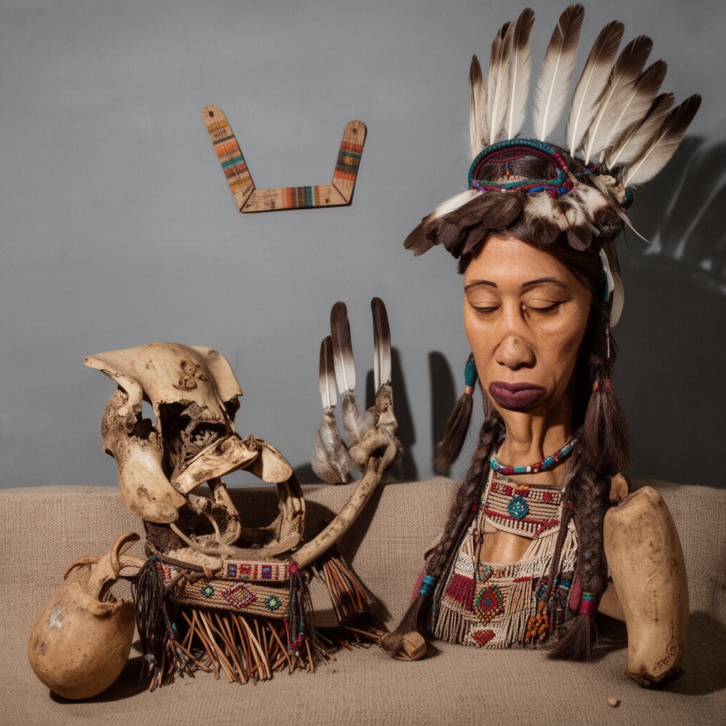 AI-generated illustration of Native American Graves Protection and Repatriation Act