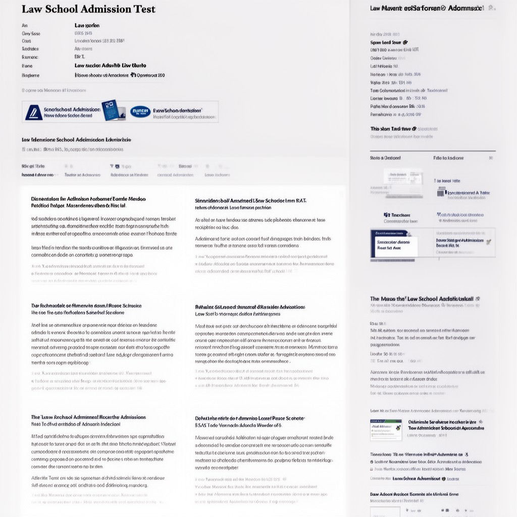 AI-generated illustration of Law School Admission Test