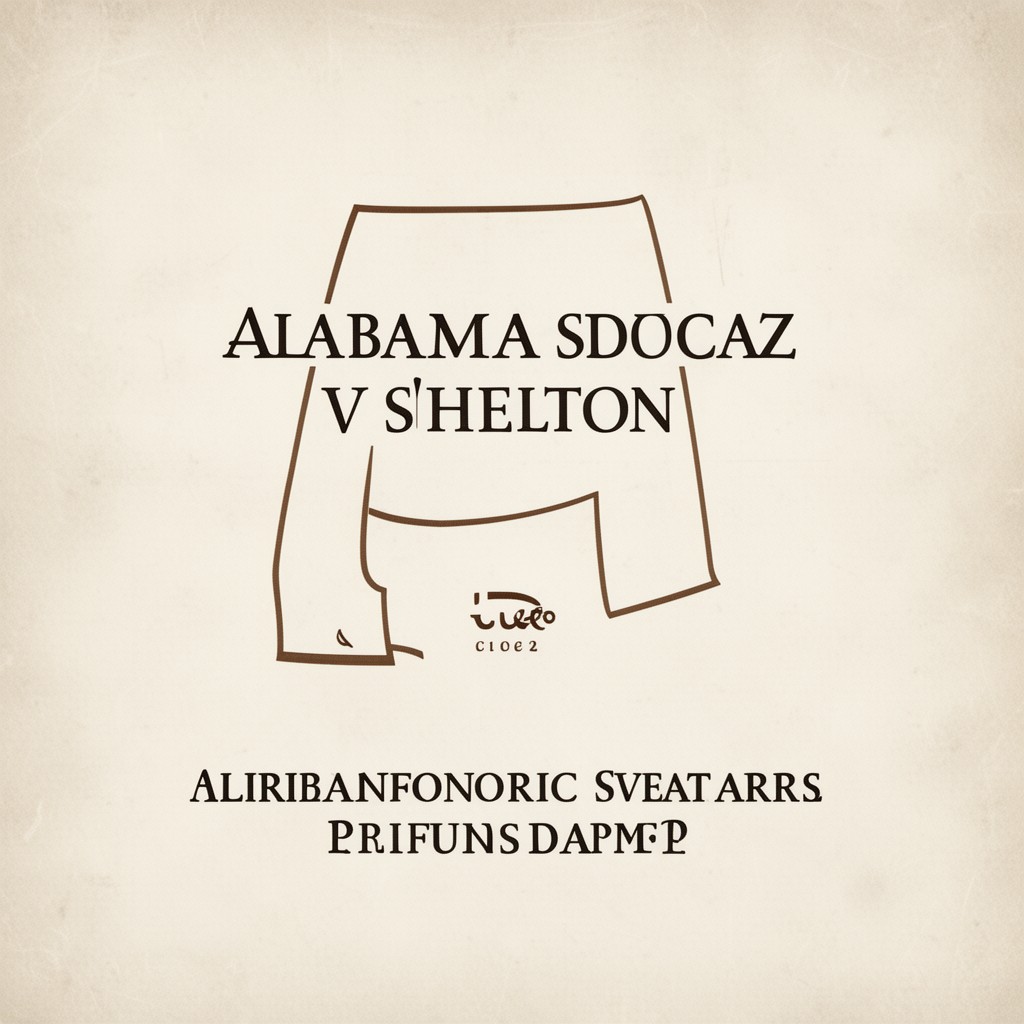 AI-generated illustration of Alabama v. Shelton