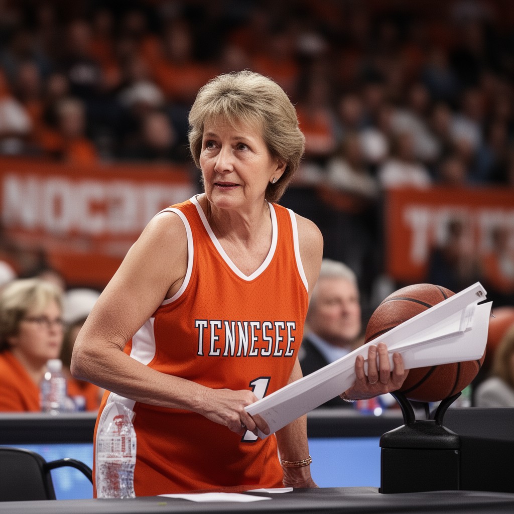 AI-generated illustration of Pat Summitt