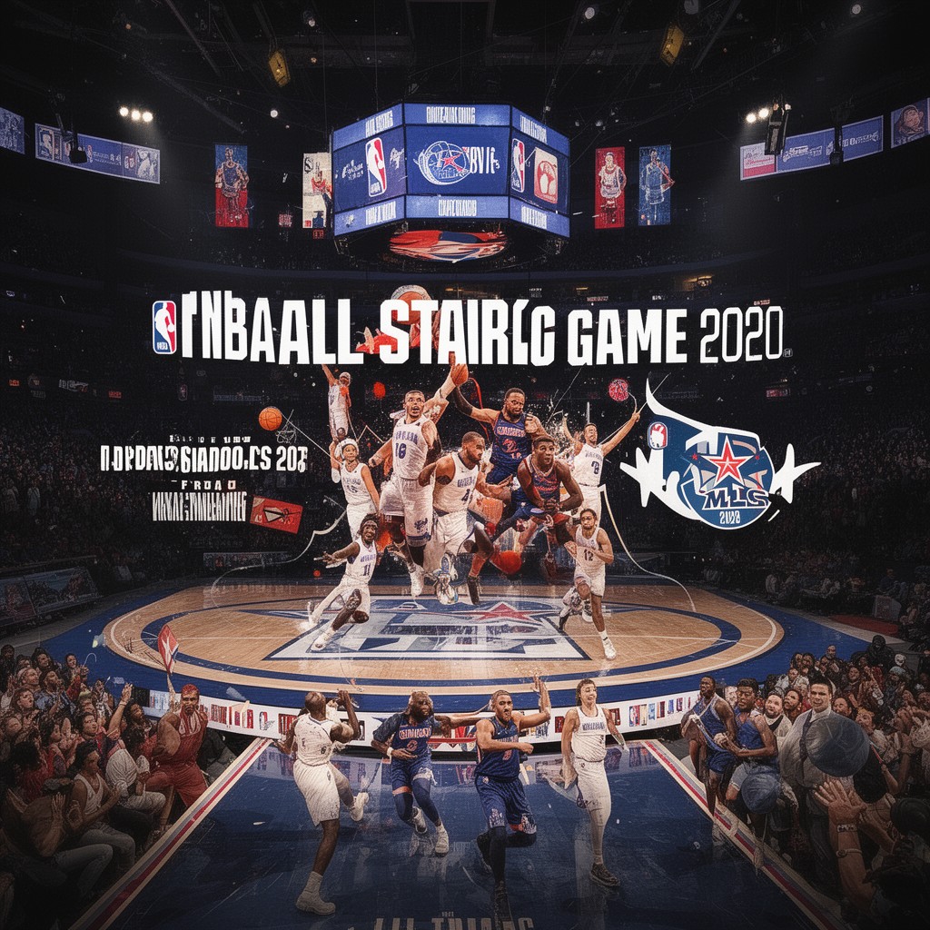 AI-generated illustration of NBA All-Star Game 2020
