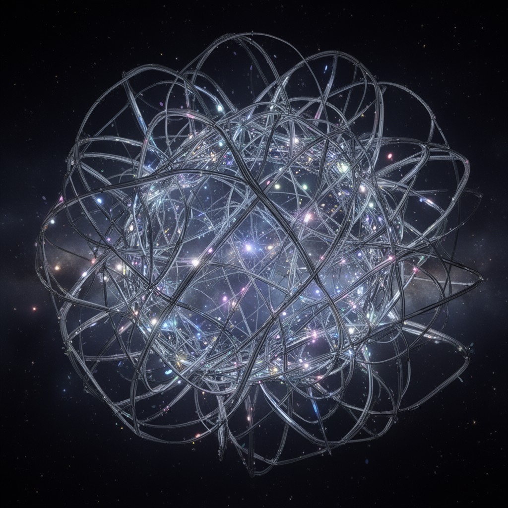 AI-generated illustration of spacetime manifold