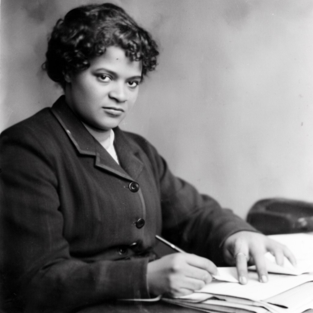 AI-generated illustration of Ida B. Wells