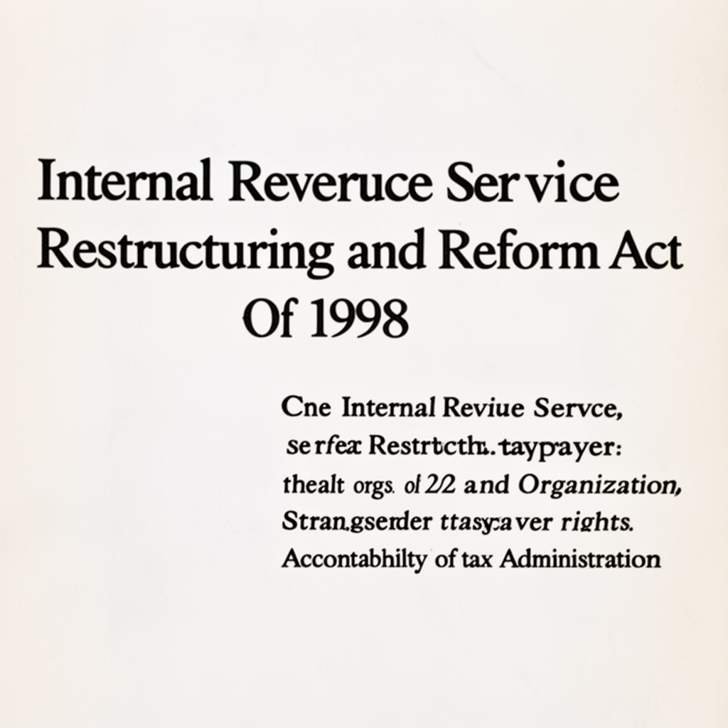 AI-generated illustration of Internal Revenue Service Restructuring and Reform Act of 1998