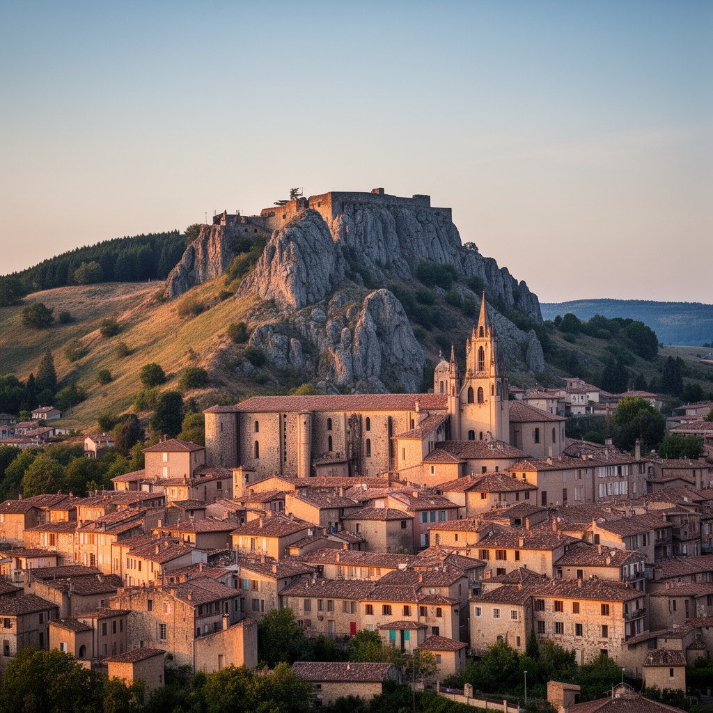 AI-generated illustration of Le Puy-en-Velay