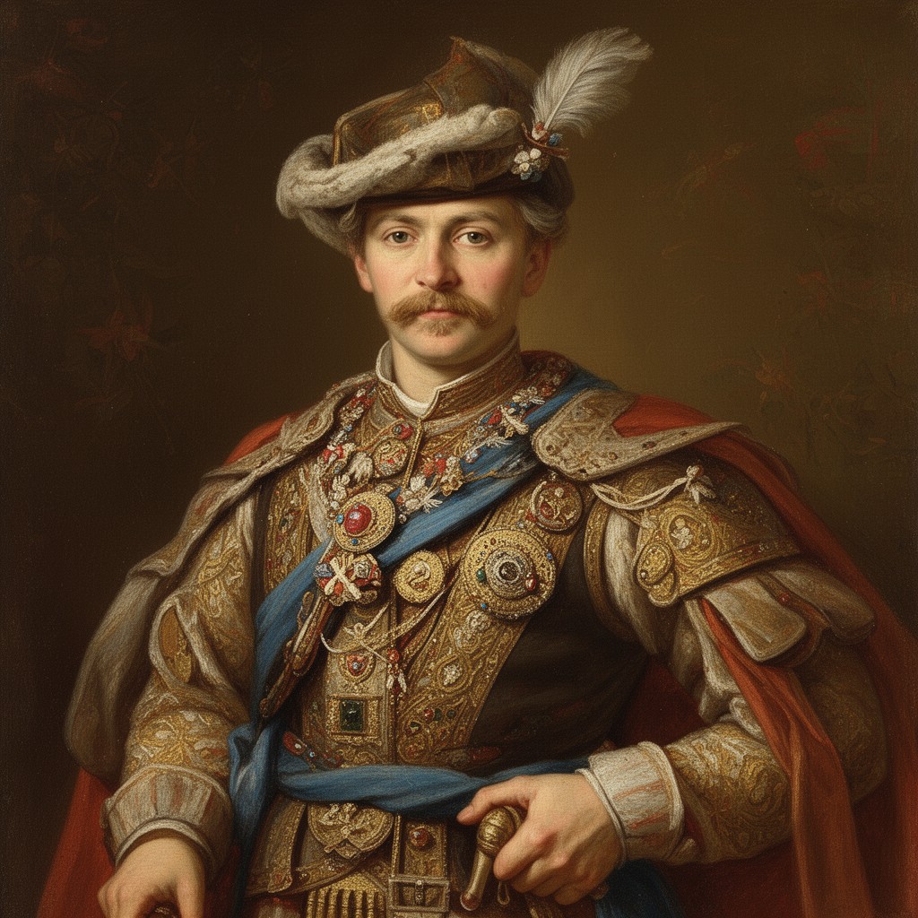 AI-generated illustration of Feodor III of Russia