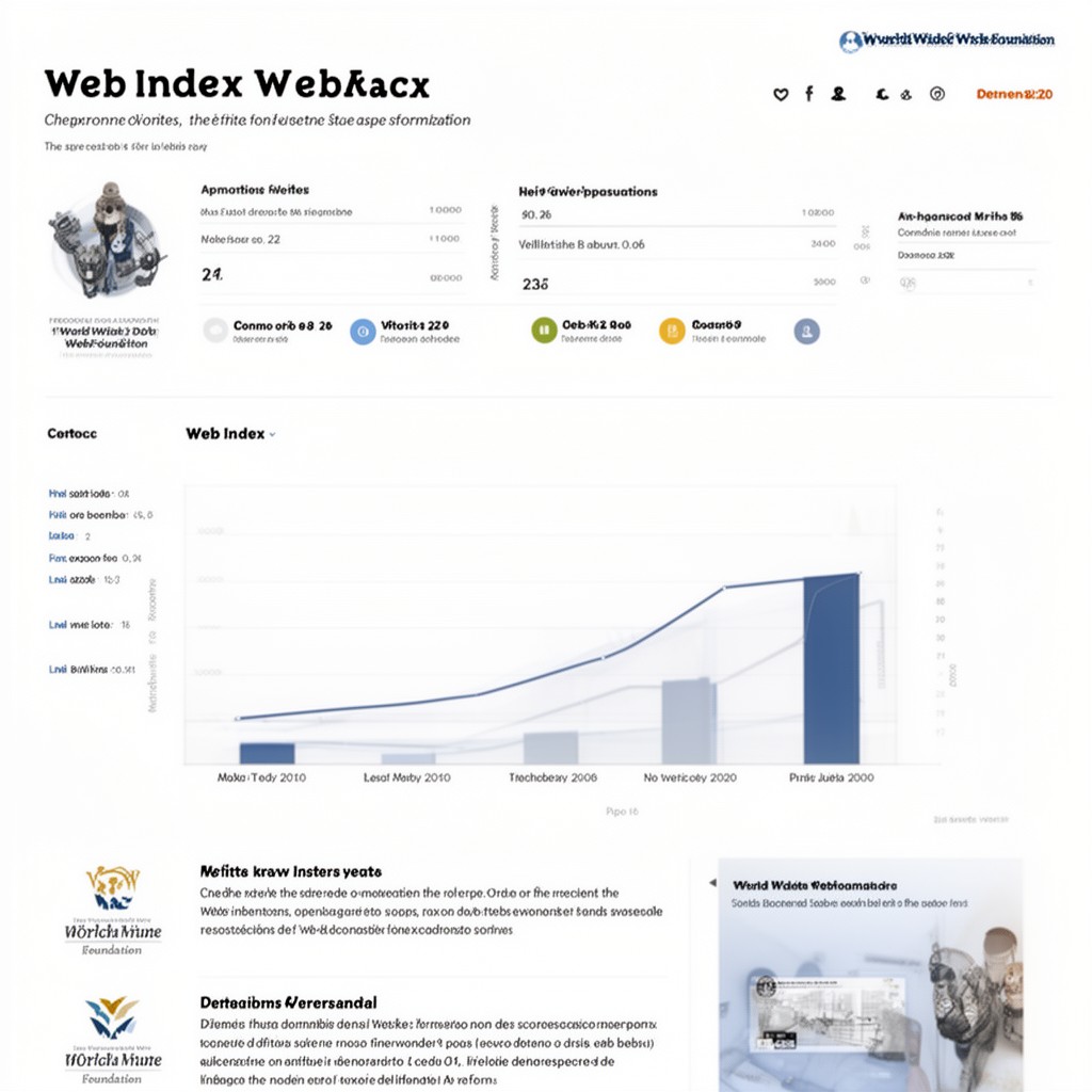 AI-generated illustration of Web Index
