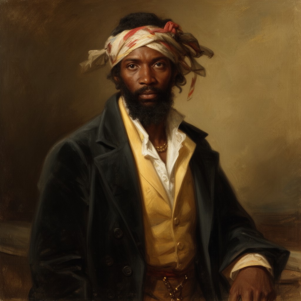 AI-generated illustration of Toussaint Bréda
