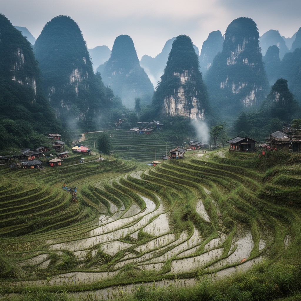 AI-generated illustration of Guizhou Province