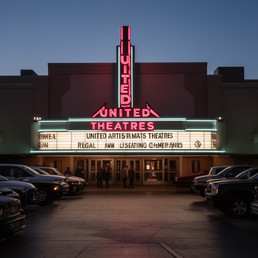 AI-generated illustration of United Artists Theatres
