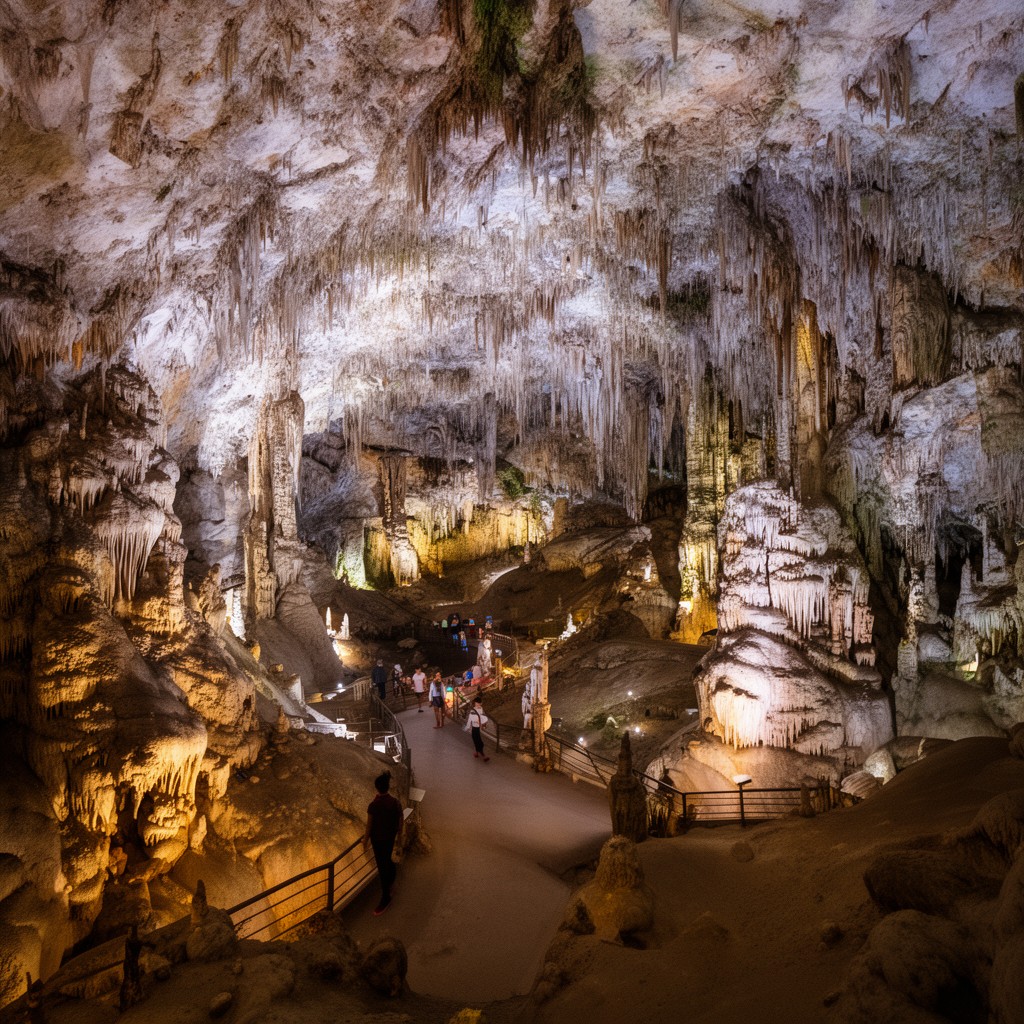 AI-generated illustration of Carlsbad Caverns National Park