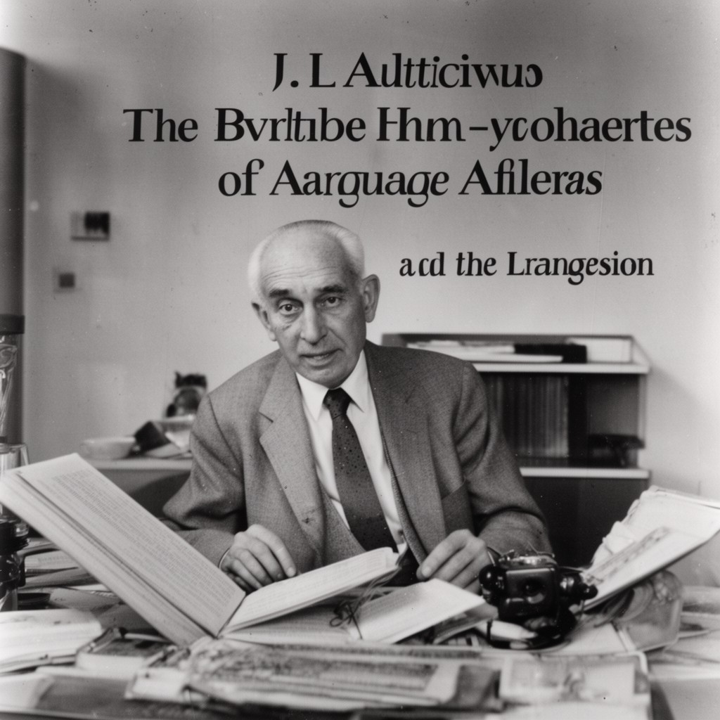 AI-generated illustration of J. L. Austin