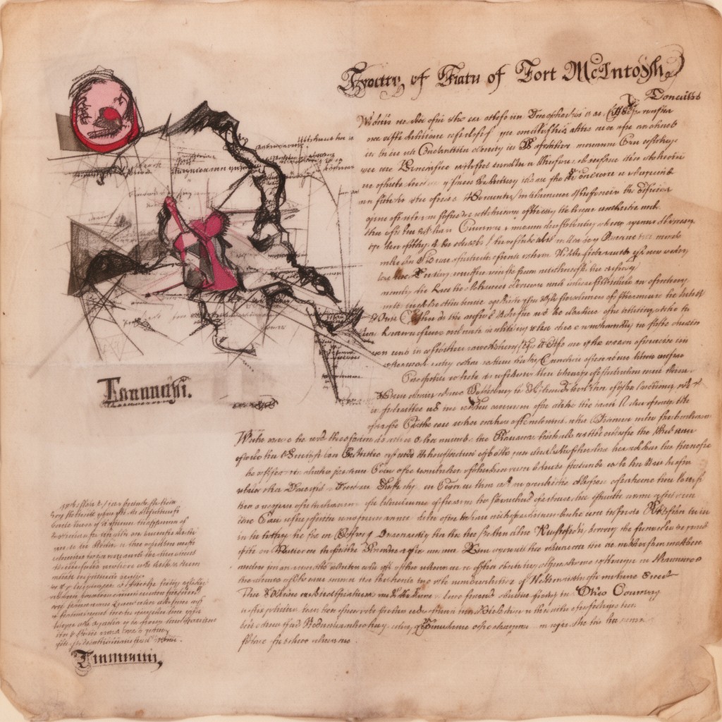 AI-generated illustration of Treaty of Fort McIntosh