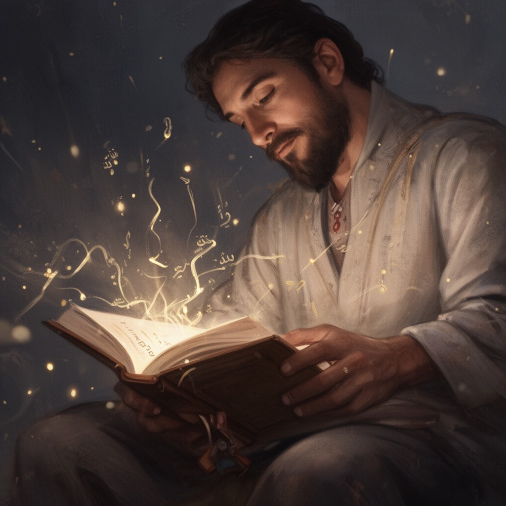 AI-generated illustration of Surah Al-Ma'arij