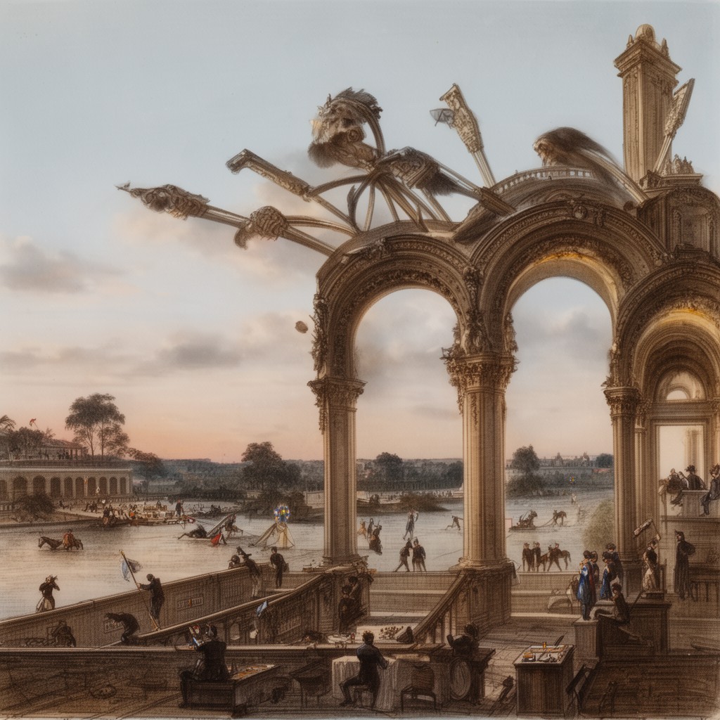 AI-generated illustration of Saint-Cloud