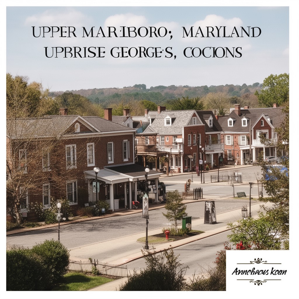 AI-generated illustration of Upper Marlboro, Maryland