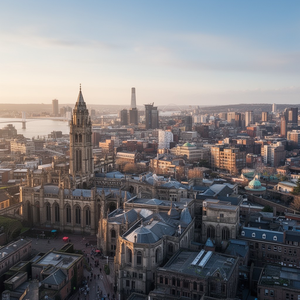AI-generated illustration of Tyne and Wear