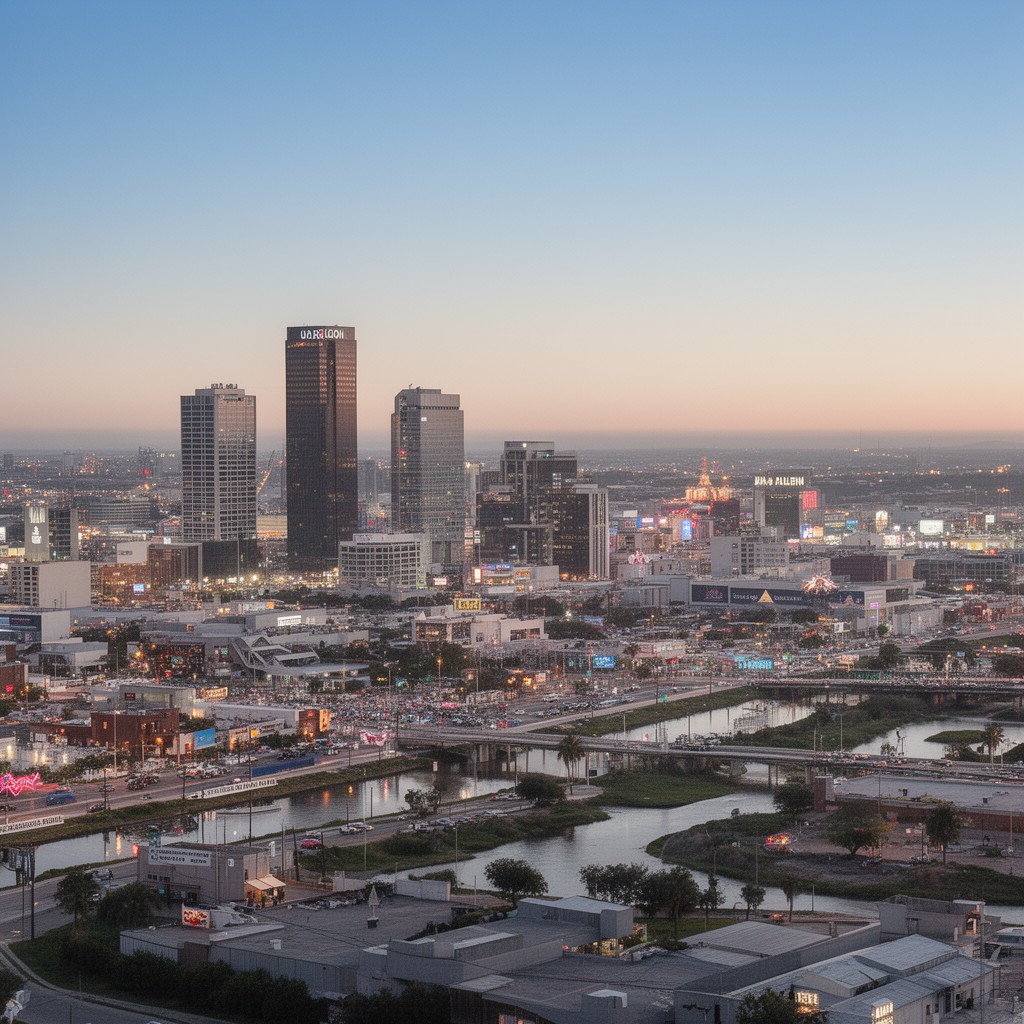 AI-generated illustration of McAllen, Texas