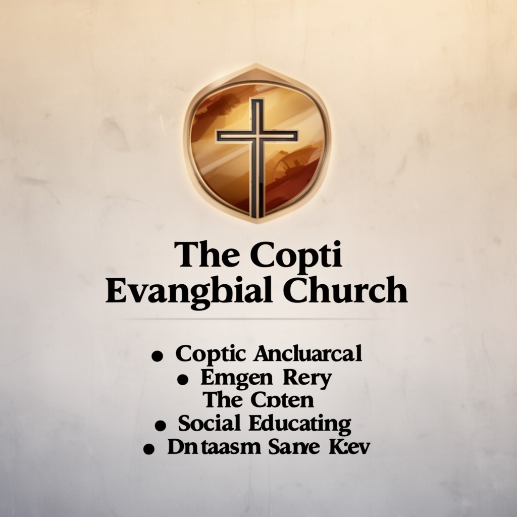 AI-generated illustration of Coptic Evangelical Church