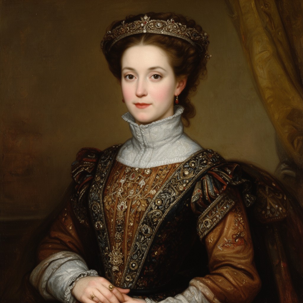 AI-generated illustration of Margaret of Denmark, Queen of Scots