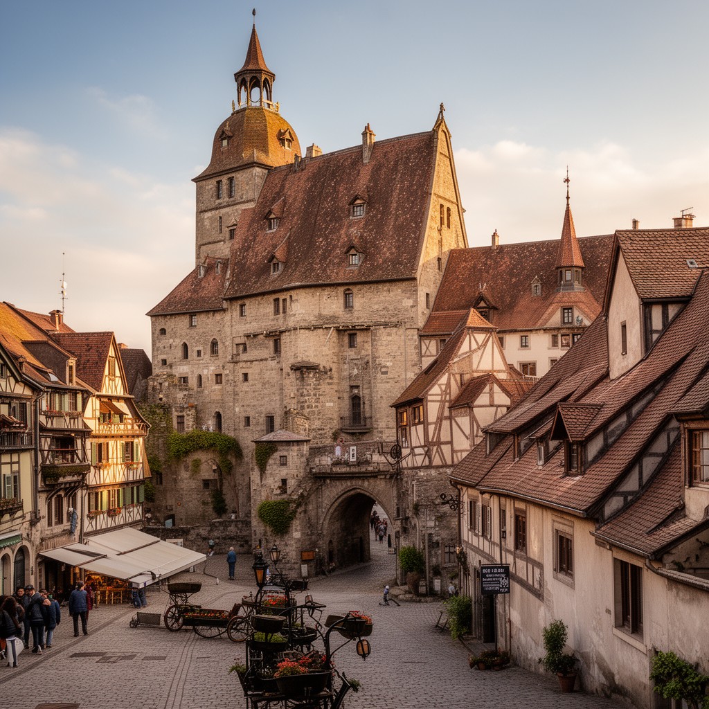 AI-generated illustration of Sélestat
