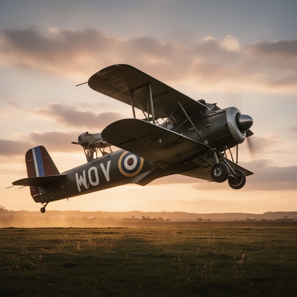 AI-generated illustration of Hawker Fury