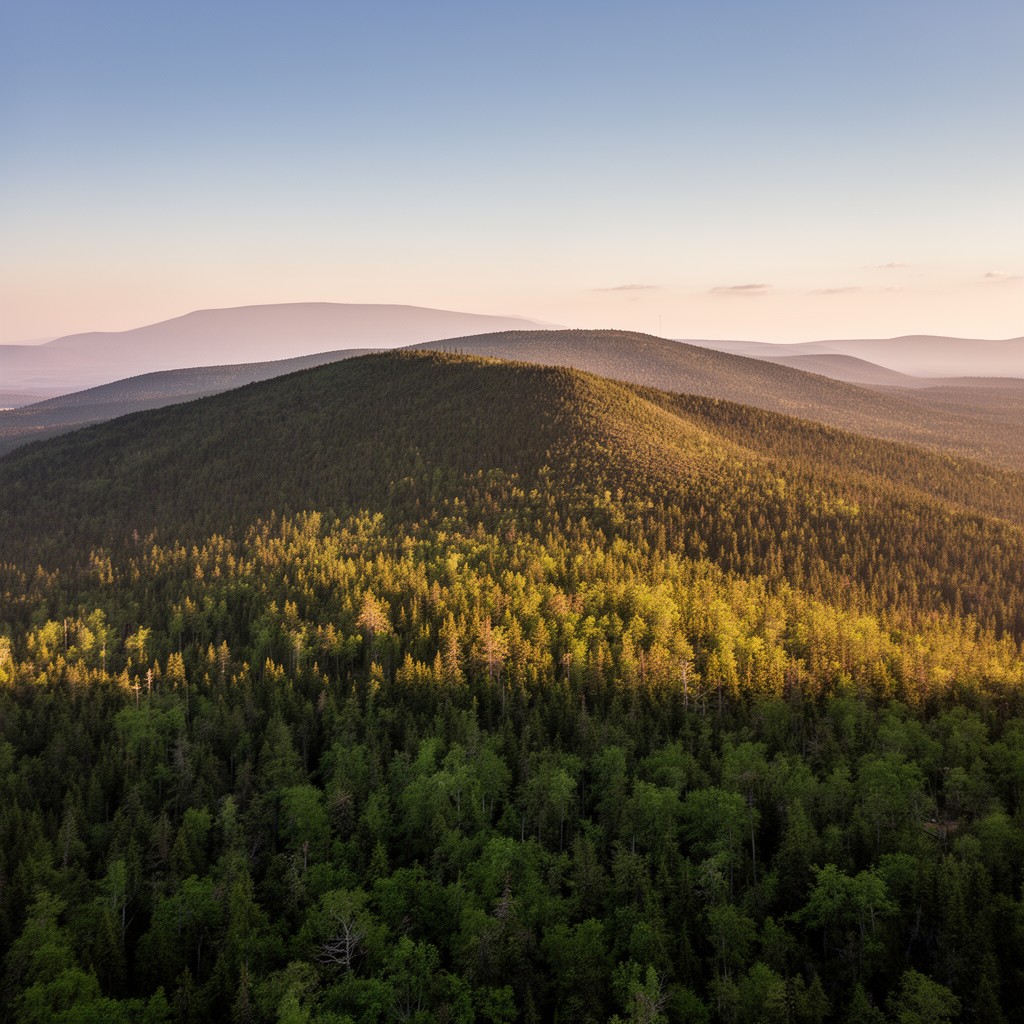 AI-generated illustration of Mount Arvon