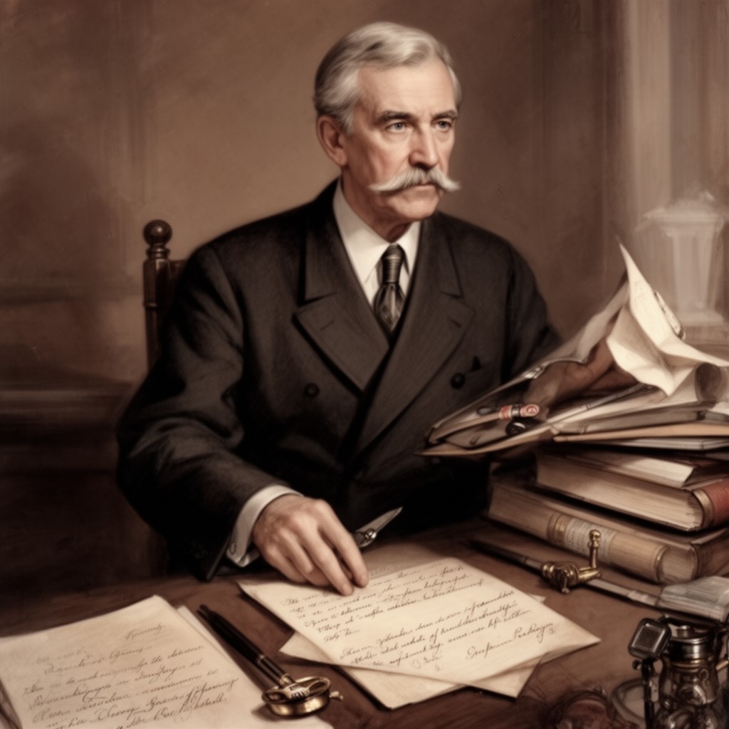 AI-generated illustration of George Gray