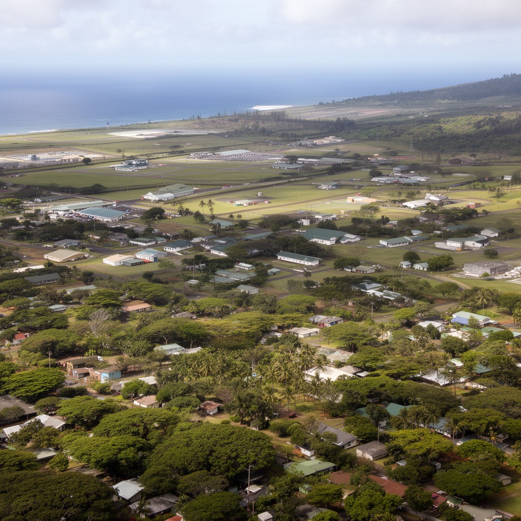 AI-generated illustration of Marine Corps Base Hawaii