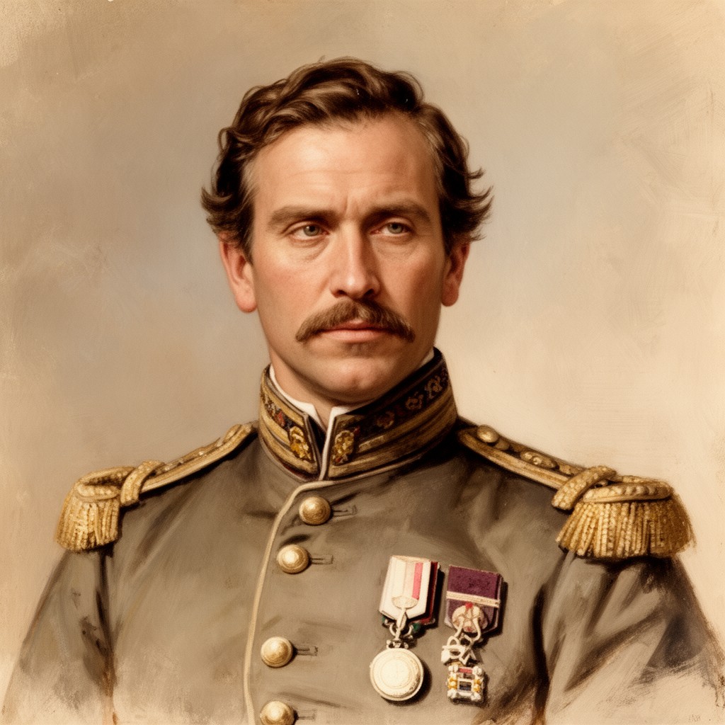 AI-generated illustration of Stephen W. Kearny