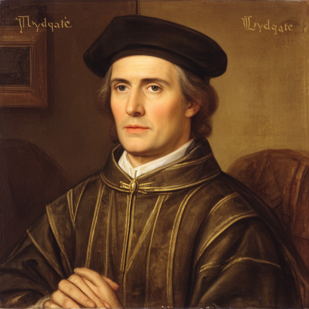 AI-generated illustration of John Lydgate