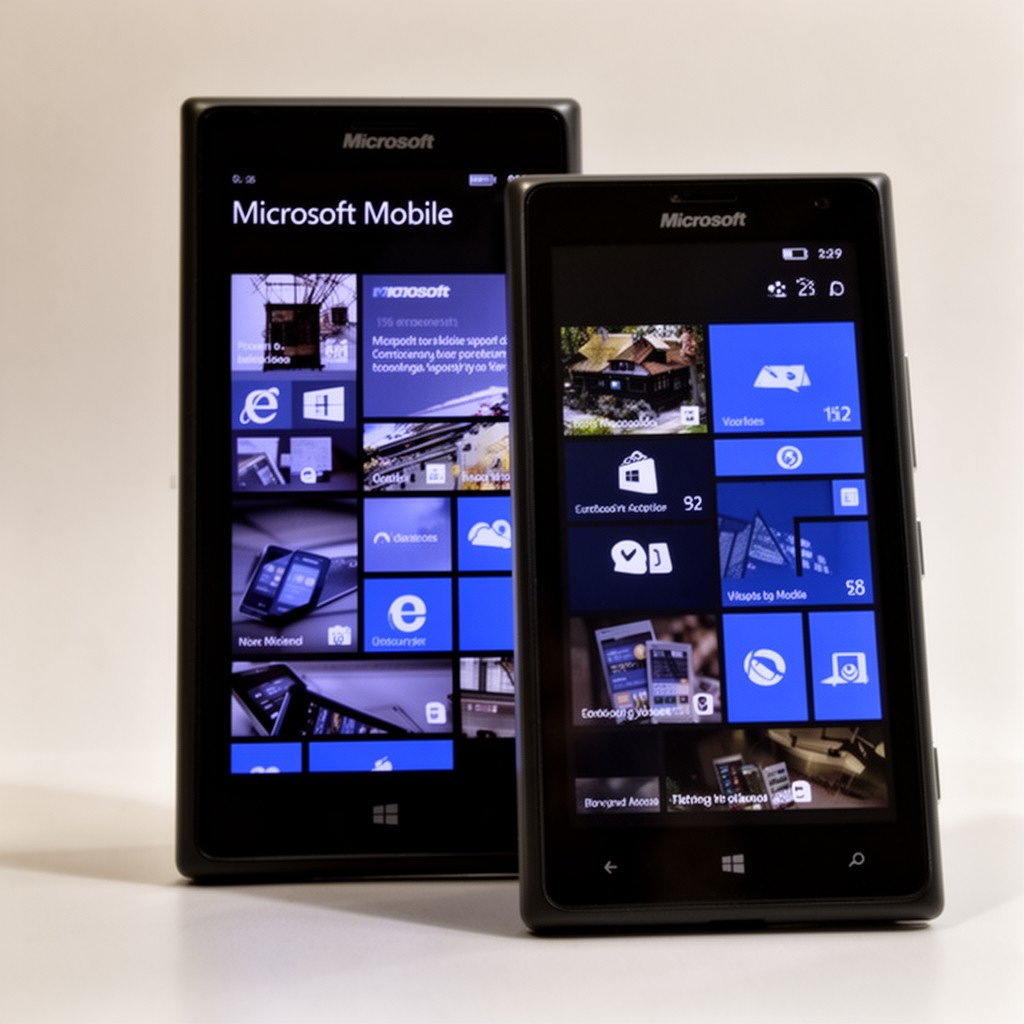 AI-generated illustration of Microsoft Mobile