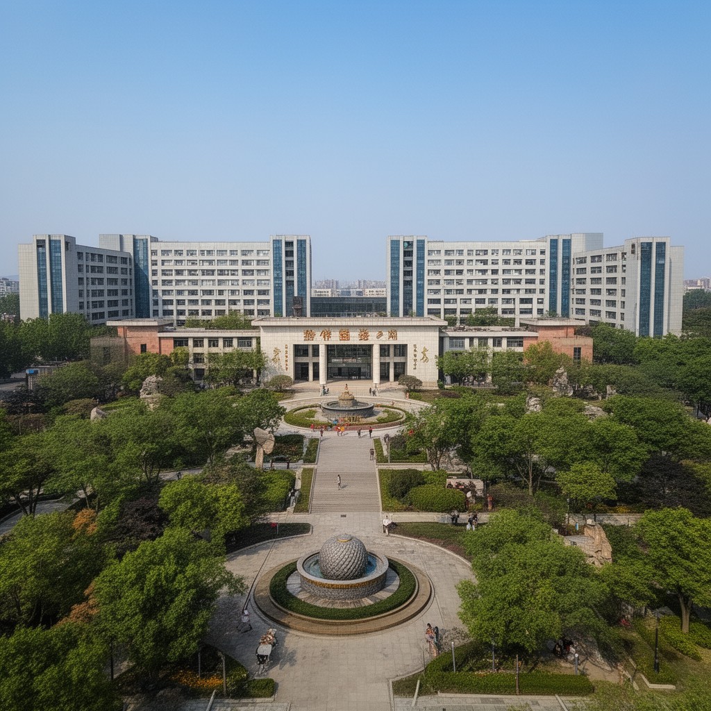 AI-generated illustration of Wuhan main campus