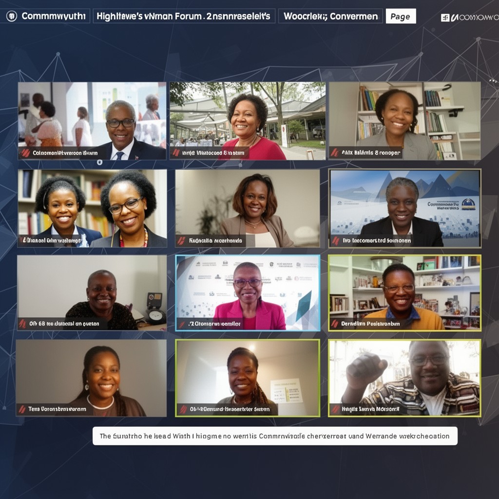 AI-generated illustration of Commonwealth Women’s Forum