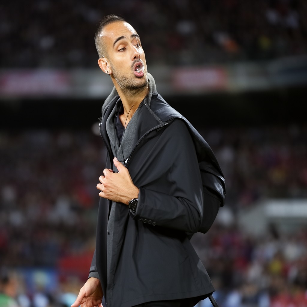 AI-generated illustration of Pep Guardiola