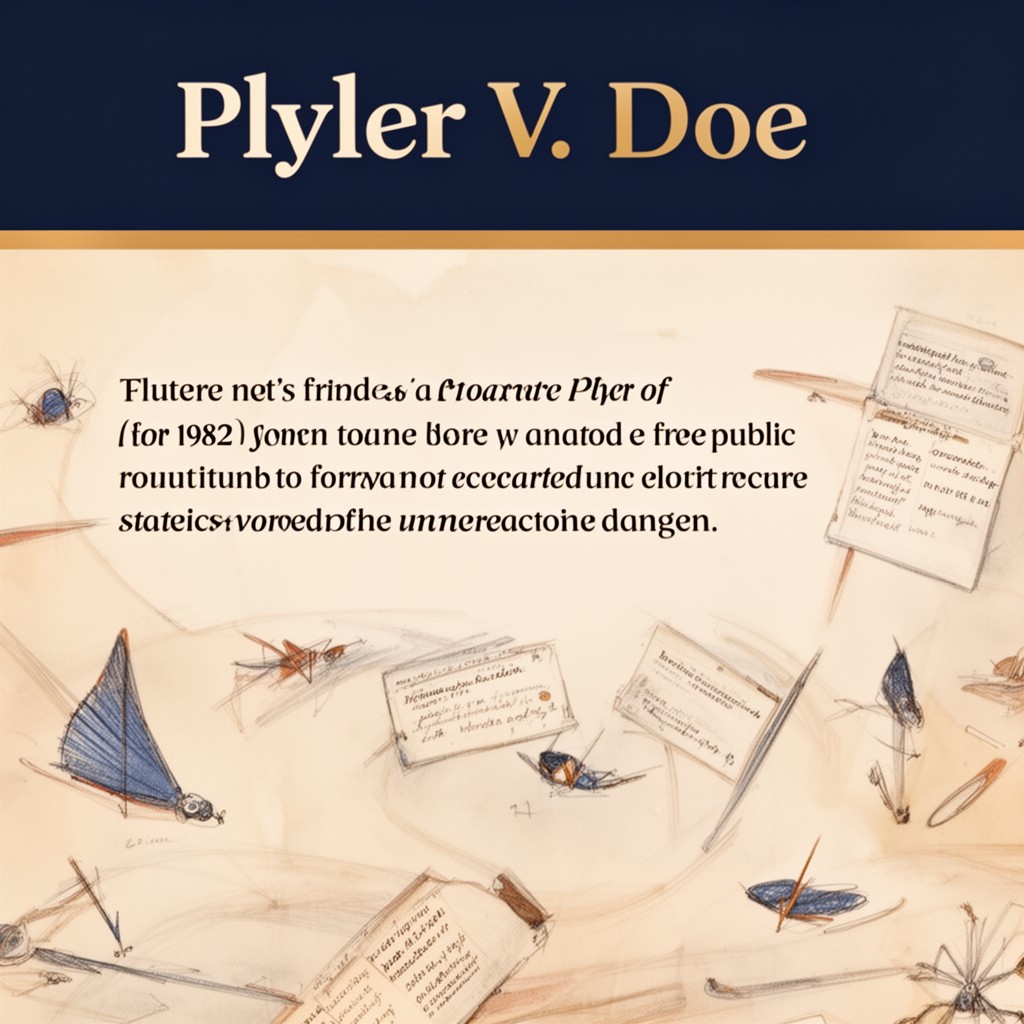 AI-generated illustration of Plyler v. Doe