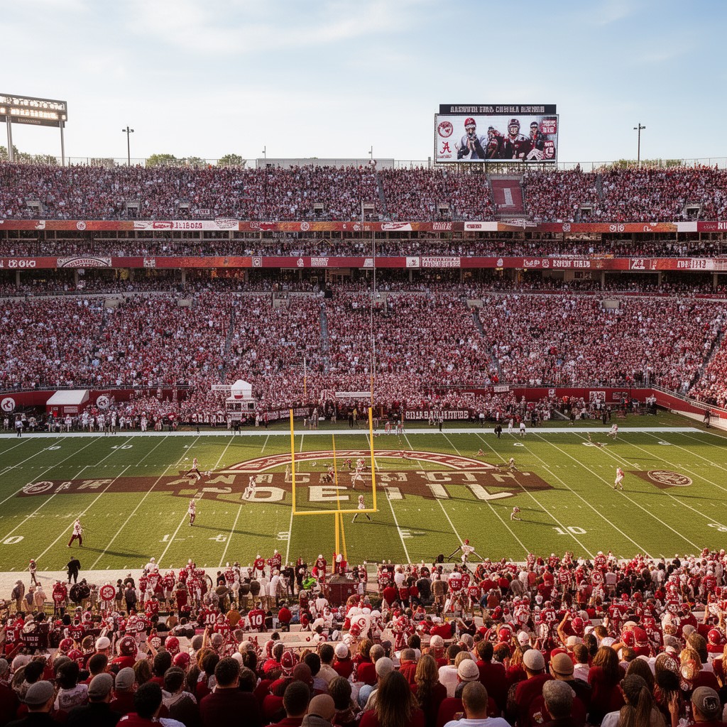 AI-generated illustration of Alabama Crimson Tide football
