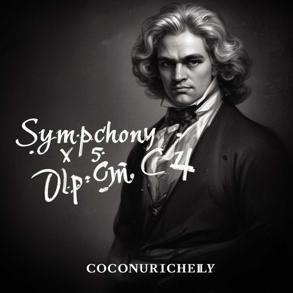 AI-generated illustration of Symphony No. 5 in C minor, Op. 67