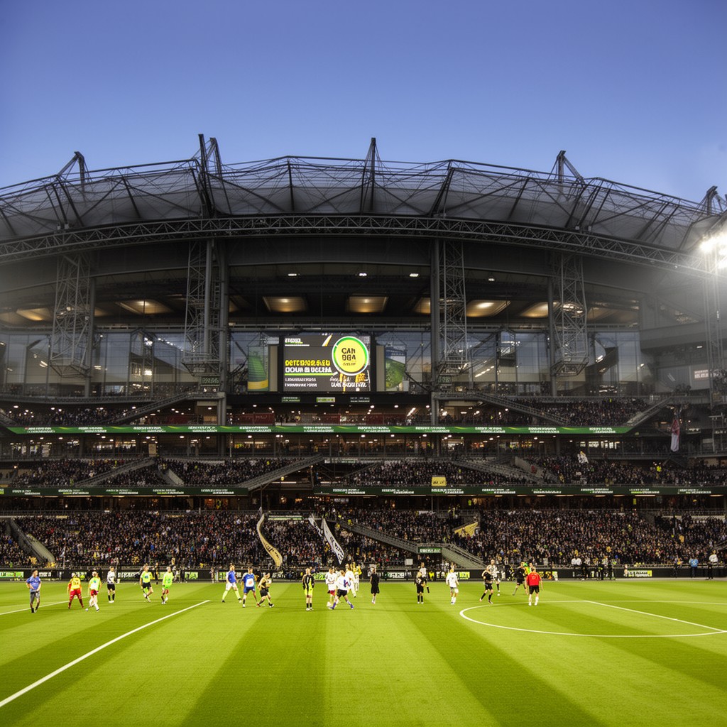 AI-generated illustration of Signal Iduna Park