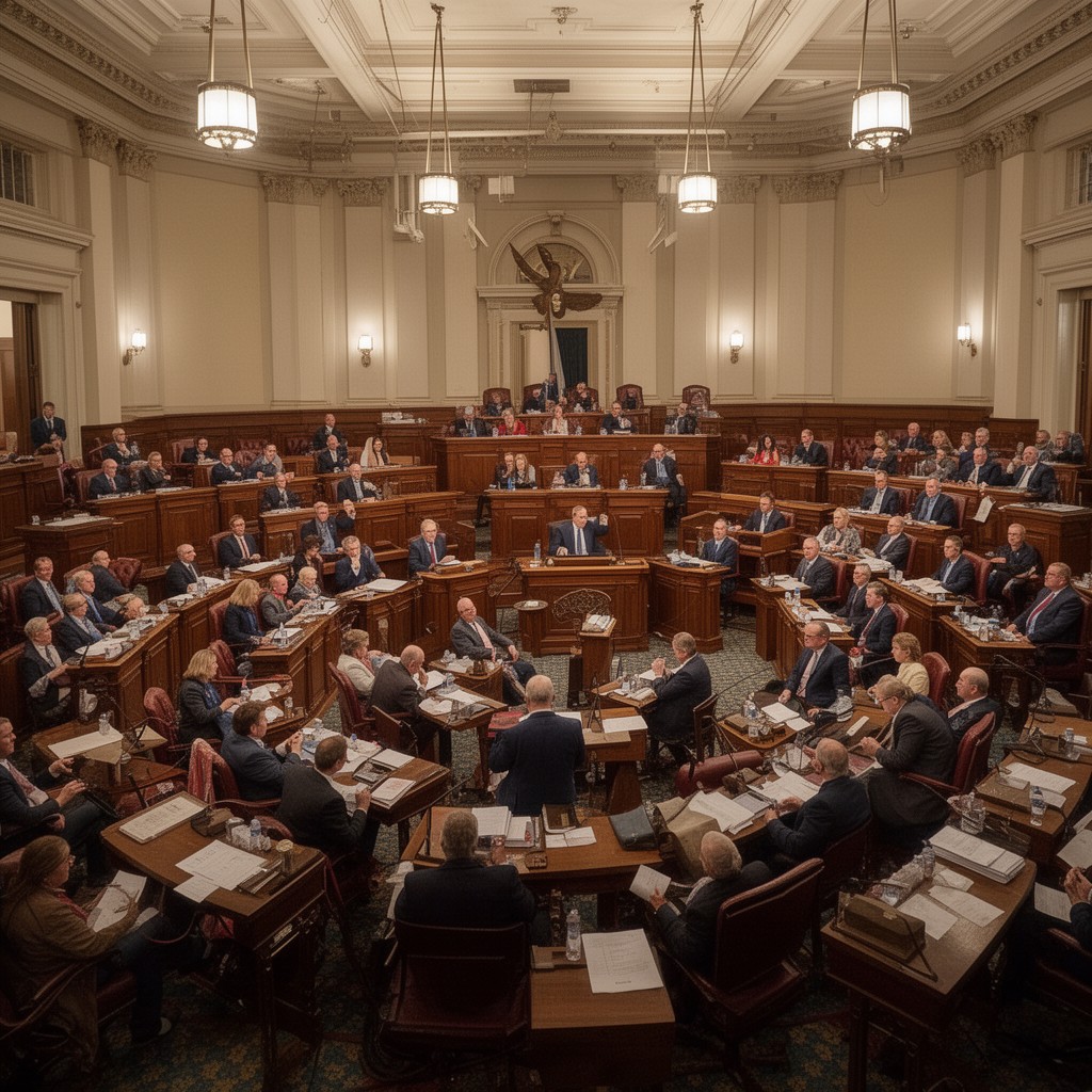 AI-generated illustration of Oklahoma Senate
