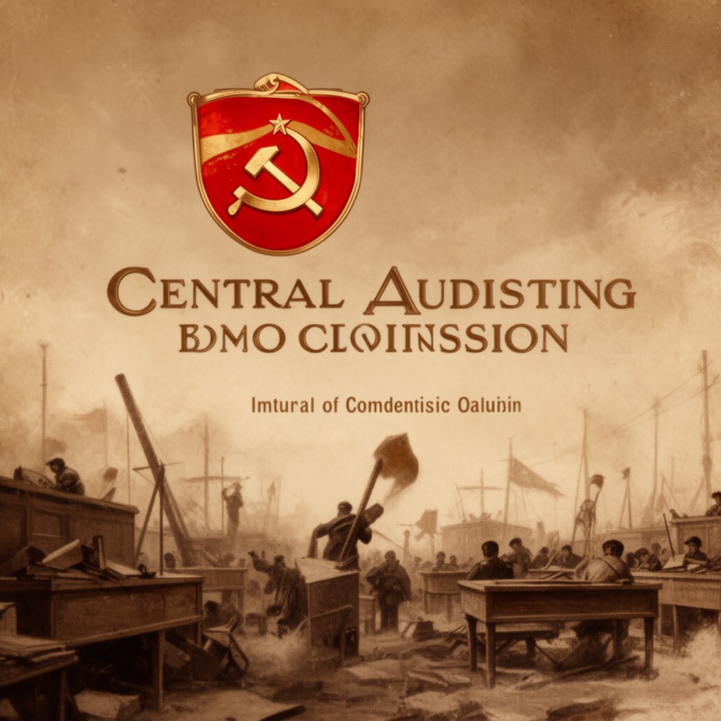 AI-generated illustration of Central Auditing Commission of the Communist Party of the Soviet Union