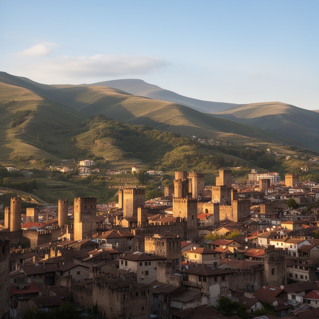 AI-generated illustration of Eastern Georgia