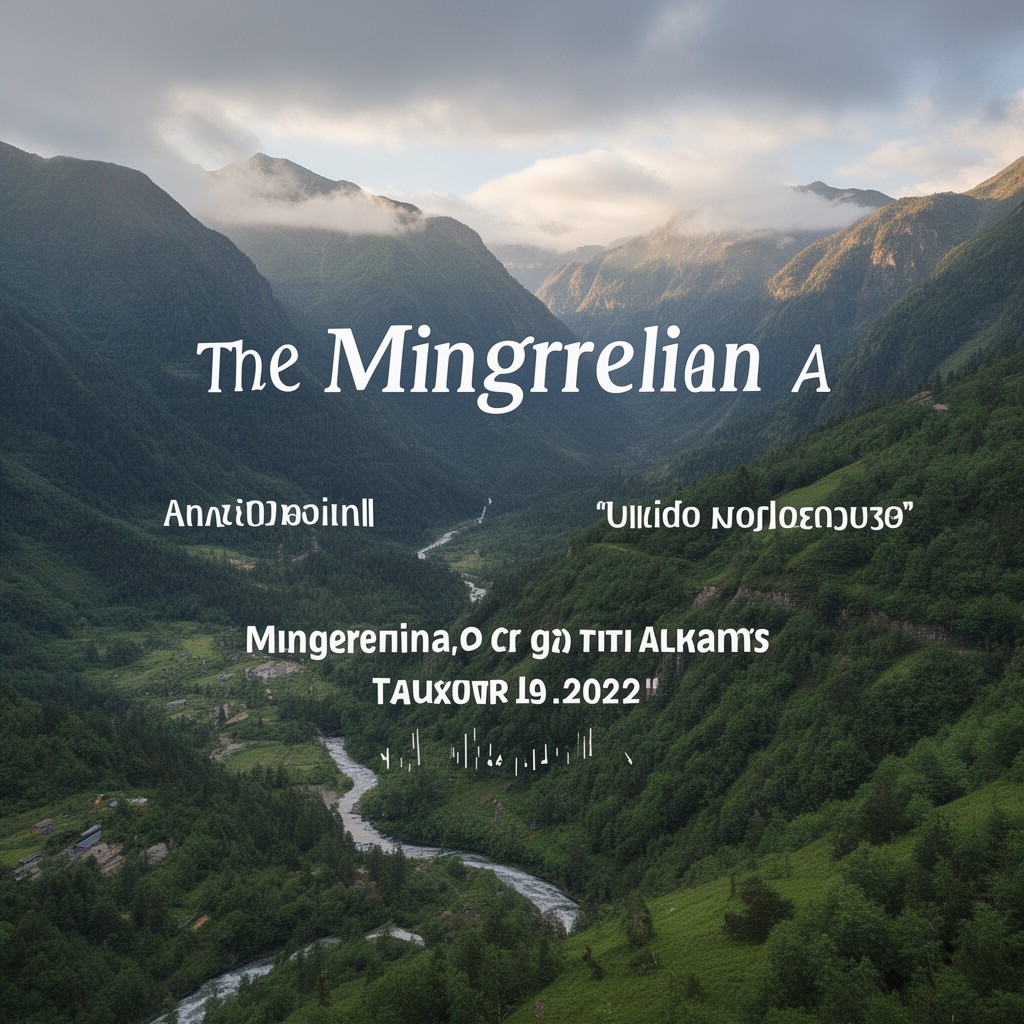 AI-generated illustration of Mingrelian language