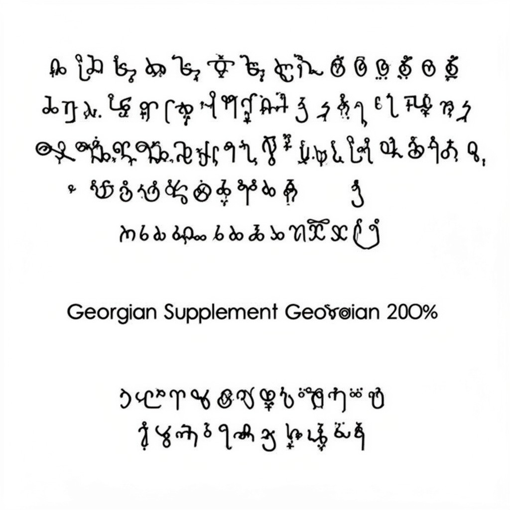 AI-generated illustration of Georgian Supplement
