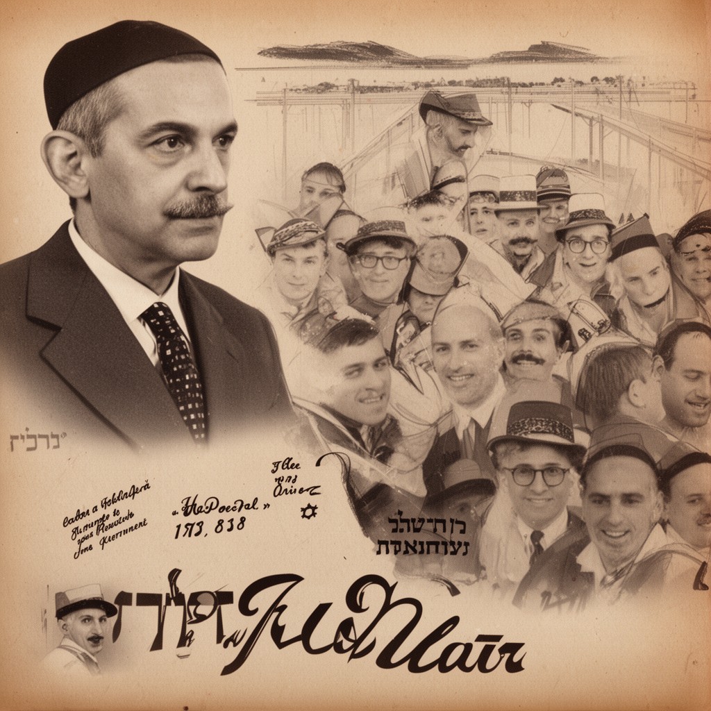 AI-generated illustration of Moshe Shapira (HaPoel HaMizrachi)