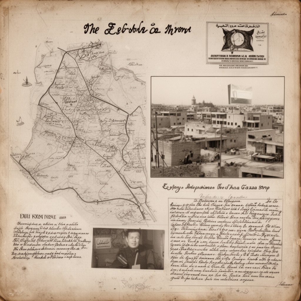 AI-generated illustration of Egyptian administration of the Gaza Strip