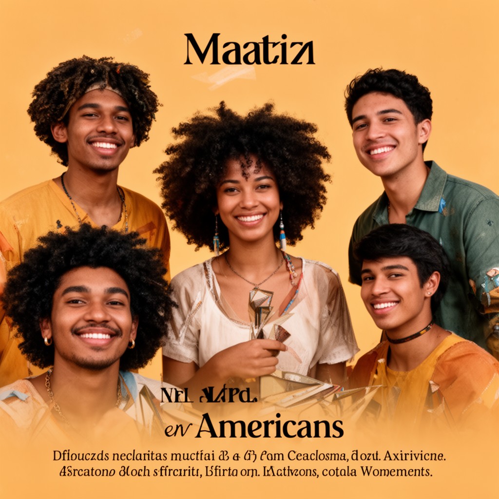 AI-generated illustration of Afro-Latin Americans